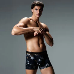 Boxer Noir à Motif Fantaisie En Lyocell I Am Strong 9 Boxer Noir à Motif Fantaisie En Lyocell I Am Strong -CrocForm Boutique boxer noir a motif fantaisie en lyocell i am strong 3