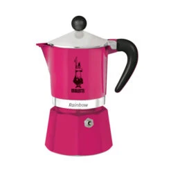 Bialetti Cafetière 3 Tasses En Aluminium Rose