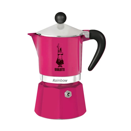 Bialetti Cafetière 3 Tasses En Aluminium Rose 2 Bialetti Cafetière 3 Tasses En Aluminium Rose