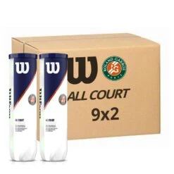 Carton 9 Bipack Wilson Roland Garros All Court
