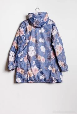 Doudoune Femme Réversible à Capuche Amovible Mi Long 9 Doudoune Femme Réversible à Capuche Amovible Mi Long -CrocForm Boutique cherryberry doudoune femme reversible a capuche amovible mi long blue 4