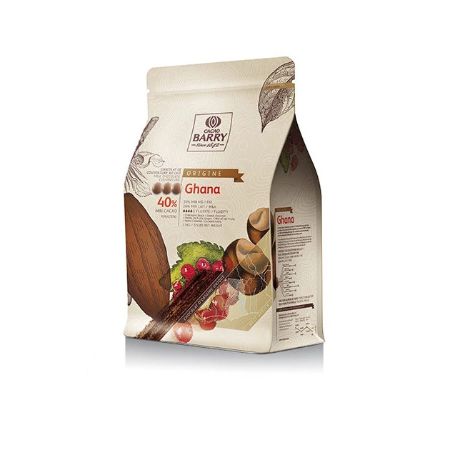 Chocolat Au Lait Origine Ghana 40% 2,5 Kg Barry 2 Chocolat Au Lait Origine Ghana 40% 2,5 Kg Barry