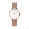 Montre Cluse, La Minuit Mesh Gold, CW0101203001 1 Montre Cluse, La Minuit Mesh Gold, CW0101203001 -CrocForm Boutique cluse minuit mesh gold white cw0101203001