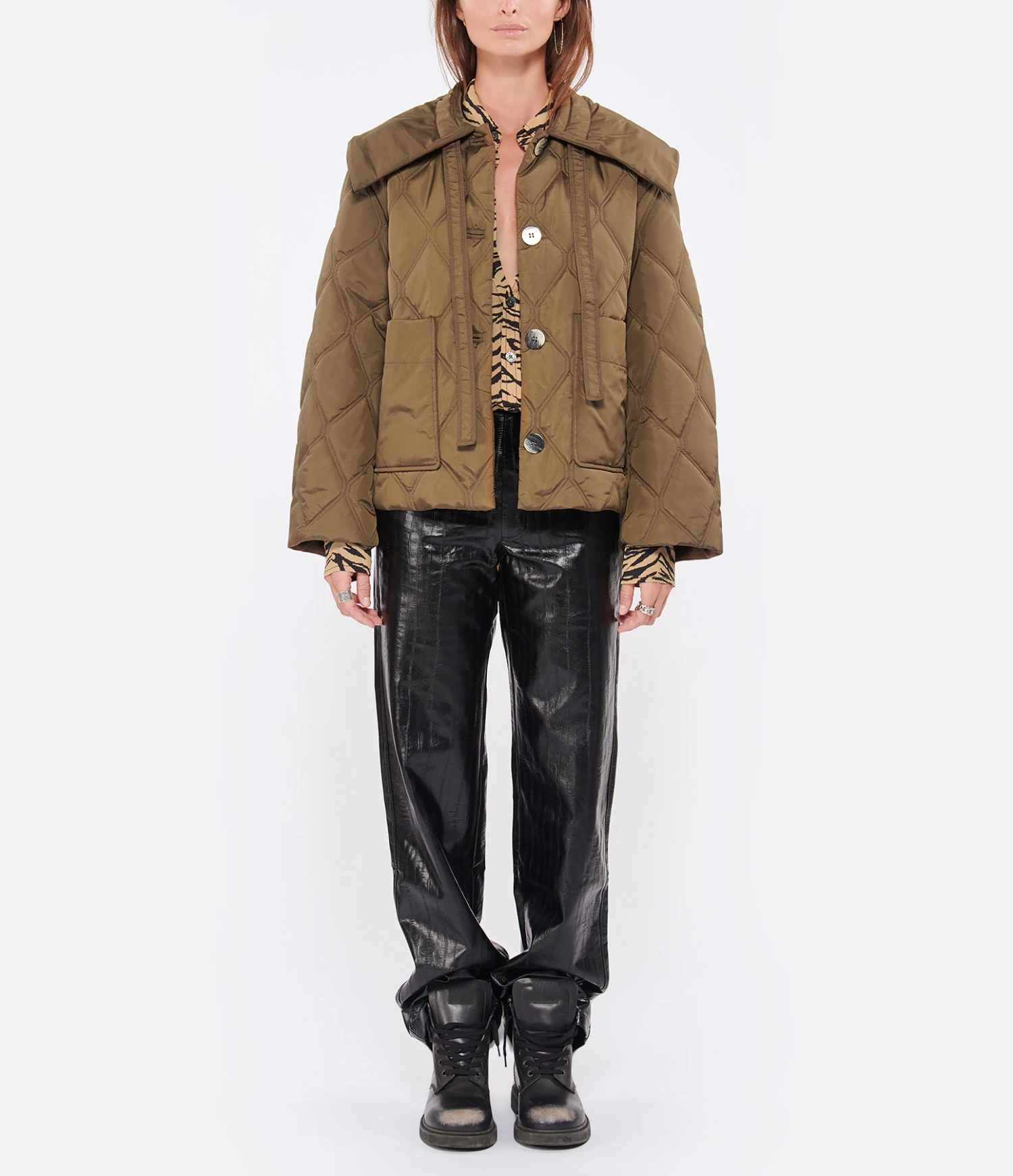 Ganni Veste Recyclée Teak 4 Ganni Veste Recyclée Teak – Image 3