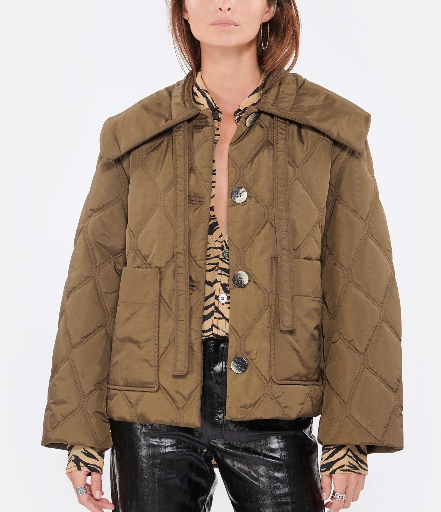 Ganni Veste Recyclée Teak 3 Ganni Veste Recyclée Teak – Image 2