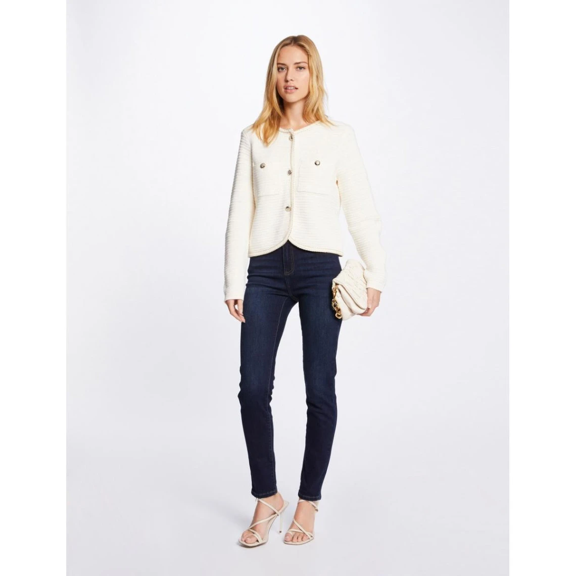 MORGAN Gilet Manches Longues Boutonné | 3 SUISSES 4 MORGAN Gilet Manches Longues Boutonné | 3 SUISSES – Image 2