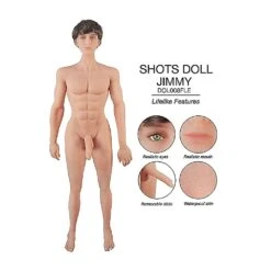Poupée Sexuelle Réaliste Masculine Jimmy -CrocForm Boutique jimmy doll shots98