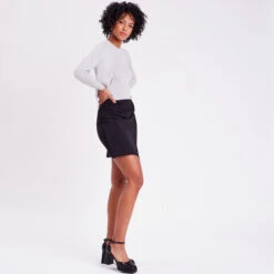 Jupe Droite Avec Anneau Noir Femme 13 Jupe Droite Avec Anneau Noir Femme -CrocForm Boutique jupe droite avec anneau noir femme si 36125312240101001