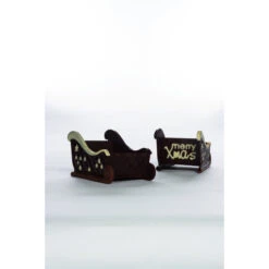 Moule Chocolat Traineau De Noël 18 X 10 Cm X H 9 Cm (x2) Pavoni