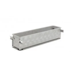 Moule Pâté En Croûte Inox Perforé Pliable 35 X 7 Cm X H 7,5 Cm De Buyer