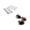 Moule Silicone 6 Galets 8,7 X 6,3 Cm 110ml SilikoMart Professional -CrocForm Boutique moule silicone 6 galets 87 x 63 cm 110ml silikomart professional