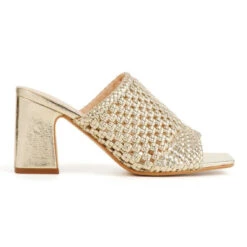 Mules à Talon Détail Cannage | 3 SUISSES