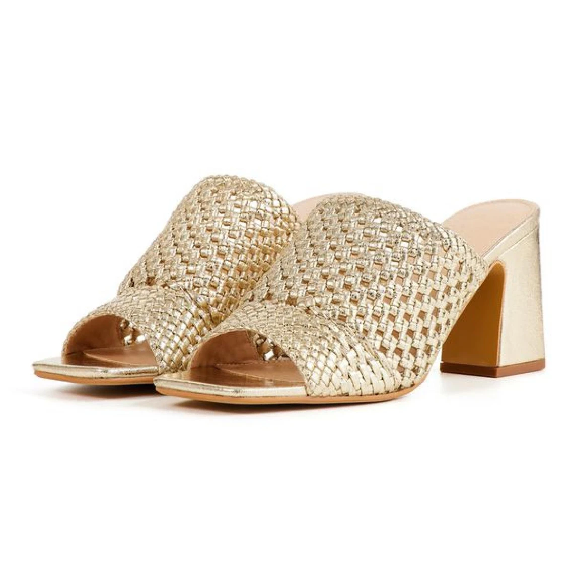 Mules à Talon Détail Cannage | 3 SUISSES 3 Mules à Talon Détail Cannage | 3 SUISSES – Image 2