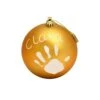 Boule De Noël Empreinte Or 2 Boule De Noël Empreinte Or -CrocForm Boutique my christmas fairy or boule de noel 2015 baby art OA