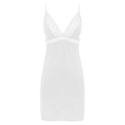 Wacoal Nuisette En Micromodal Et Dentelle Raffiné Blanc -CrocForm Boutique nuisette en micromodal et dentelle raffine blanc 2