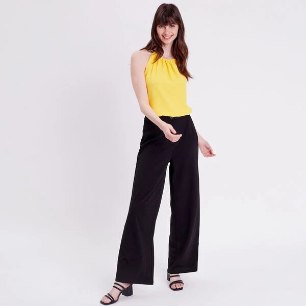 Pantalon Large Noir Femme 7 Pantalon Large Noir Femme – Image 6