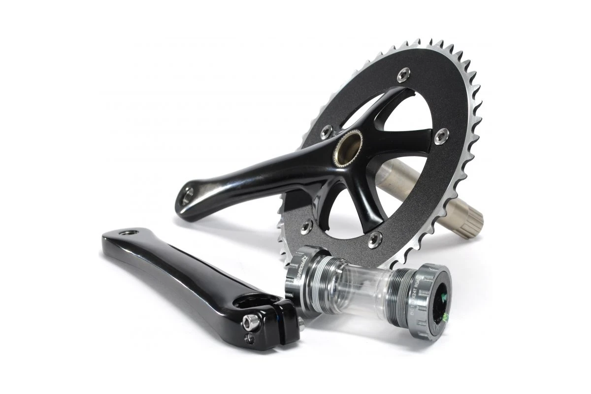 Pédalier Fixie / Singlespeed P&A Axe Traversant 2 Pédalier Fixie / Singlespeed P&A Axe Traversant