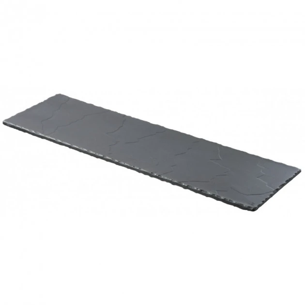Plateau Rectangulaire Ardoise 2/4 GN (54 X 17 Cm) Basalt Revol 1 Plateau Rectangulaire Ardoise 2/4 GN (54 X 17 Cm) Basalt Revol