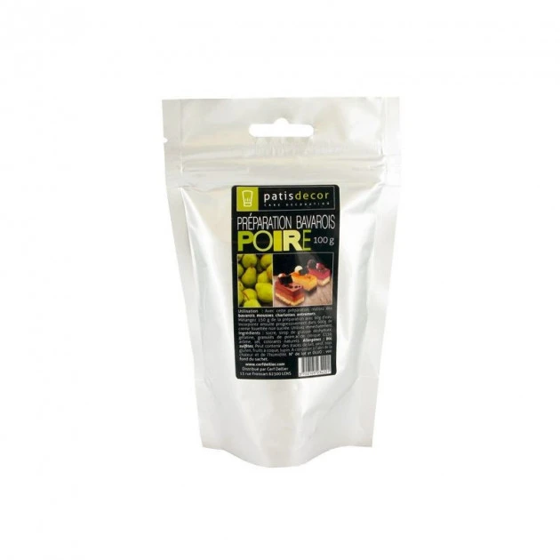 Préparation Bavarois Gel Poire 100 G Patisdécor 3 Préparation Bavarois Gel Poire 100 G Patisdécor