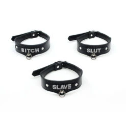 Collier "Esclave" "Salope" "Bitch"