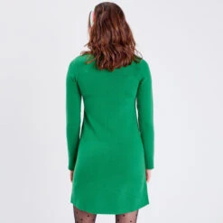 Robe Pull Droite Avec Poches Vert Femme 10 Robe Pull Droite Avec Poches Vert Femme -CrocForm Boutique robe pull droite avec poches vert femme b 36125313490014417