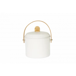 Seau à Compost Crème 3.5L Pebbly