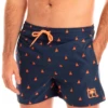 Short De Bain Homme Imprimé St Tropez Bleu Marine -CrocForm Boutique short de bain homme imprime st tropez bleu marine