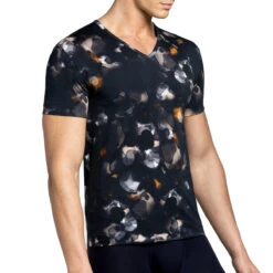 T-shirt Homme Col V à Motif Fantaisie En Lyocell I Am Strong