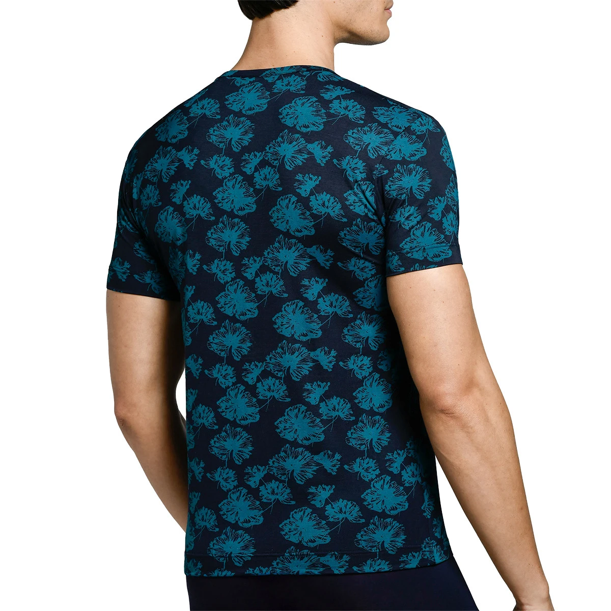 T-shirt Homme Col V à Motif Floral En Lyocell I Am Guardian 4 T-shirt Homme Col V à Motif Floral En Lyocell I Am Guardian – Image 2