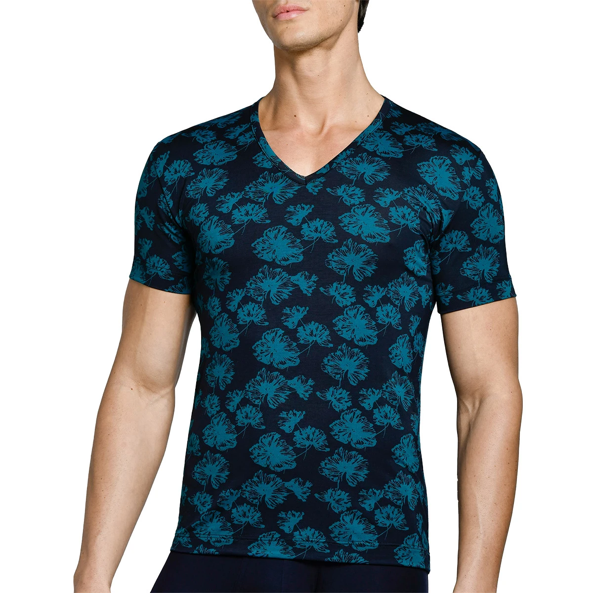 T-shirt Homme Col V à Motif Floral En Lyocell I Am Guardian 3 T-shirt Homme Col V à Motif Floral En Lyocell I Am Guardian