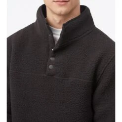 Tentree Sherpa Quarter Snap /meteorite Noir 7 Tentree Sherpa Quarter Snap /meteorite Noir -CrocForm Boutique tentree sherpa quarter snap meteorite noir b